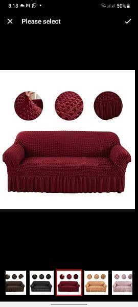 Turkish sofa covers 1 seater & 2.3. 5.6. 7 (0322-0676364) 8