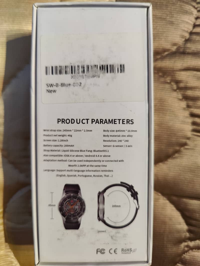 GT106 Smart Watch 1.28“ Full Screen Touch Heart Rate Monitor 5
