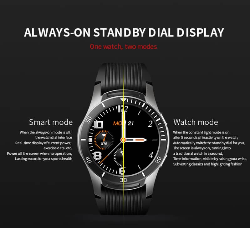 GT106 Smart Watch 1.28“ Full Screen Touch Heart Rate Monitor 16