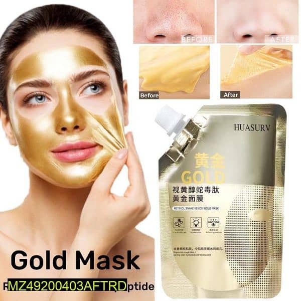 RETINOL Gold Face Mask 1