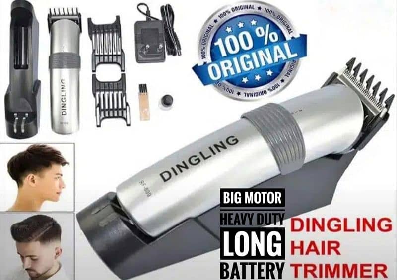 Dingling Trimmer beard hair straightener Kemei Shaver air dryer Machin 9