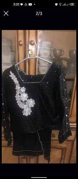 black chiffon fancy branded saree 1