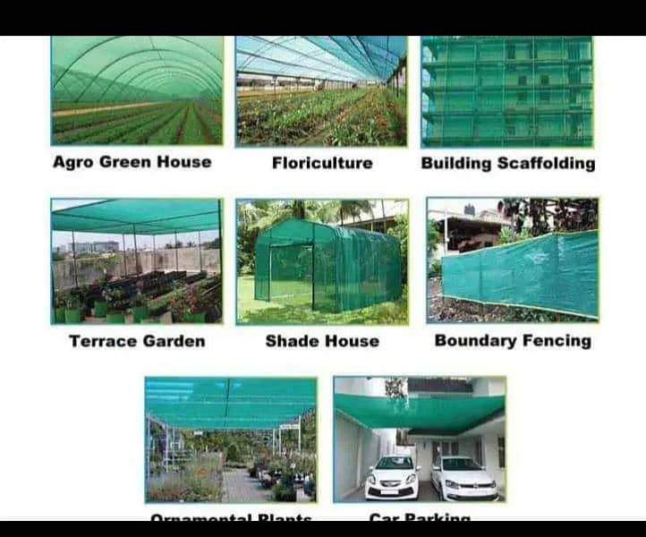 Green Net(jali) for shade 8