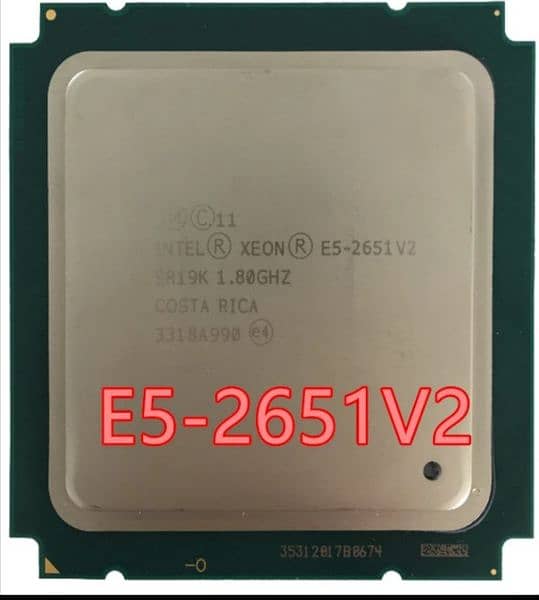 Intel xeon 2651 v2  12 core 30 mb cashe 0