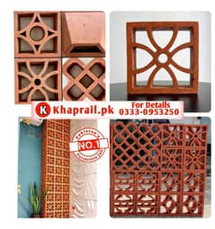 Gutka tiles price, Terracotta jali design, Khaprail roof tiles