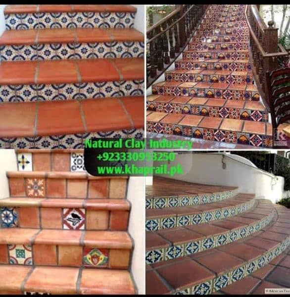 Gutka tiles price, Terracotta jali design, Khaprail roof tiles 2