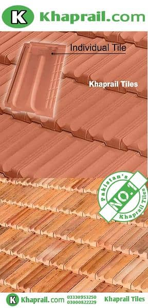 Gutka tiles price, Terracotta jali design, Khaprail roof tiles 8