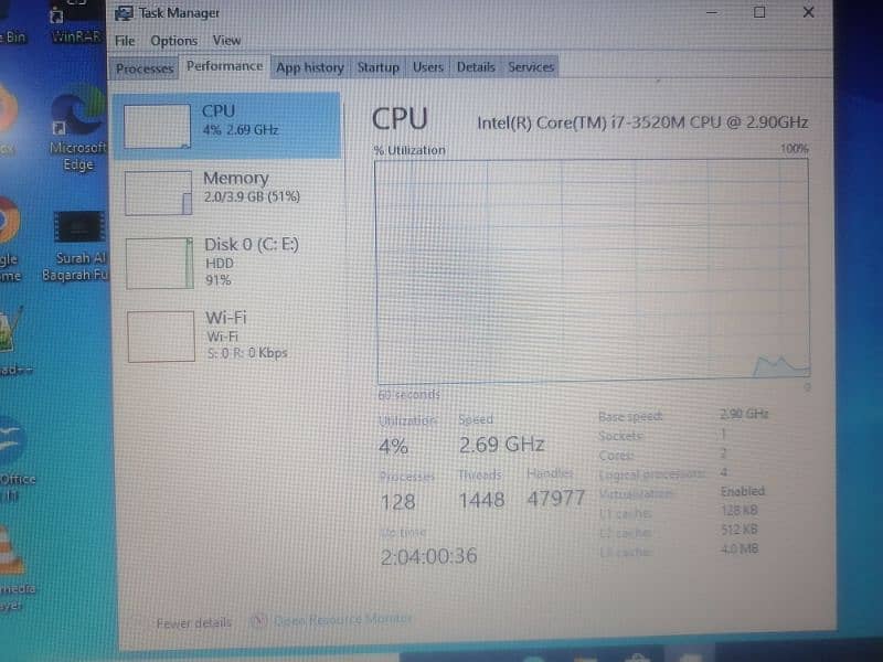 Dell 6330 i7 3rd gen 2.90 GHz CPU 6