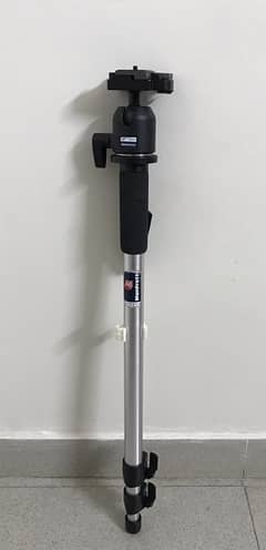 Manfrotto monopod  Gruppo with 486rc2 ball head, made in Italy