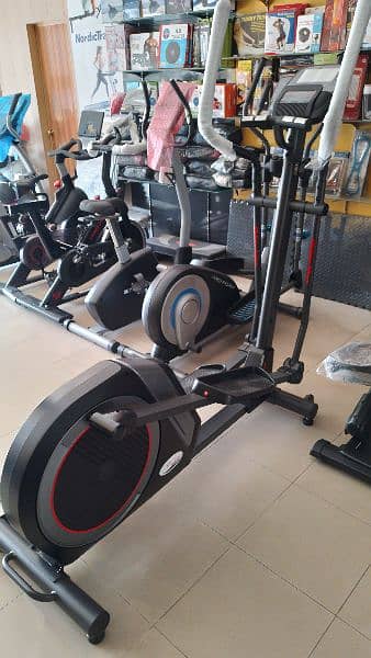 Elliptical trainer and bike gym and fitness machine 1