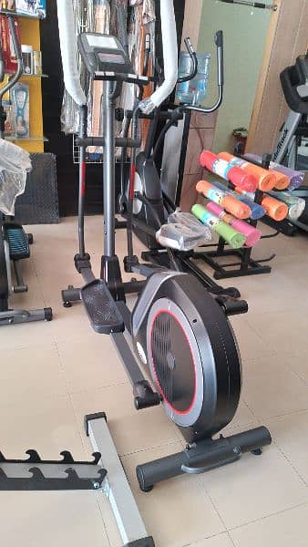 Elliptical trainer and bike gym and fitness machine 2