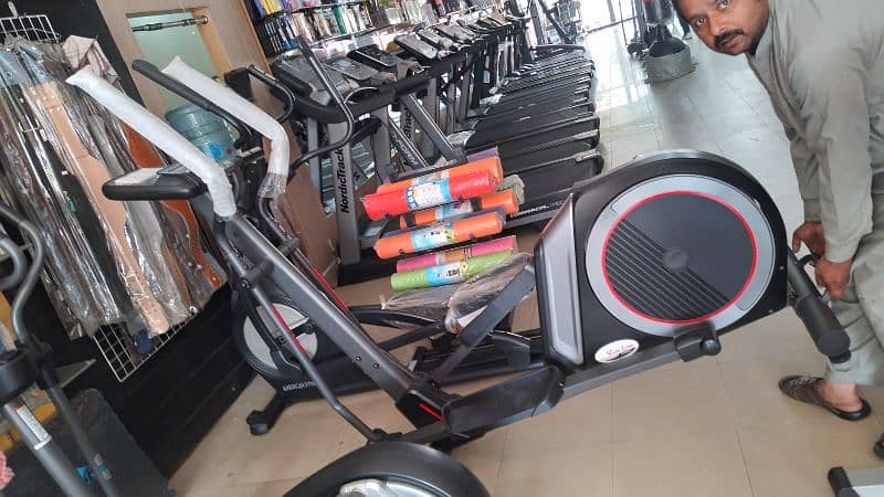 Elliptical trainer and bike gym and fitness machine 4