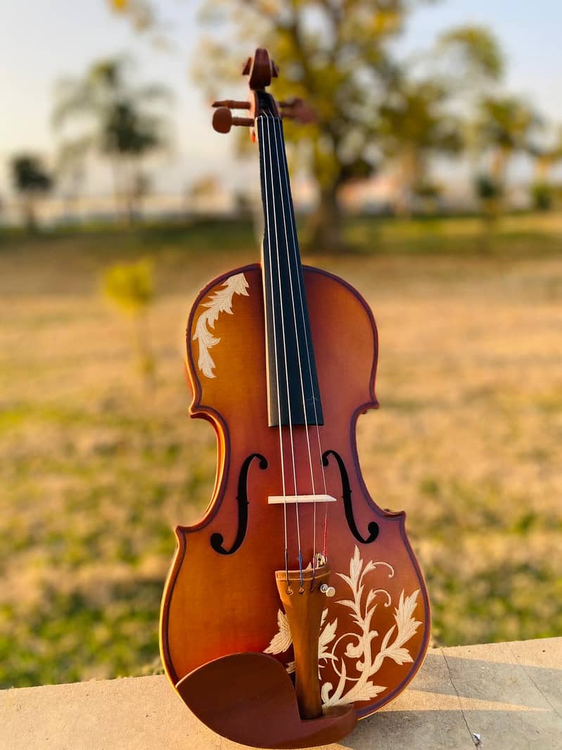 Violin 4/4 Solid Wood Matte Violin Beautiful Appearance Violin 6
