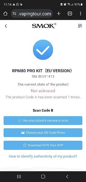Smok RPM80 Pro Pod Mod Kit

Vape with 2 flavours refills 6