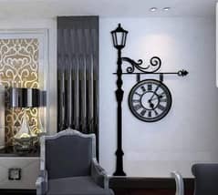 Wall Clock Street Lamp Design Free Cash On Delivery Available