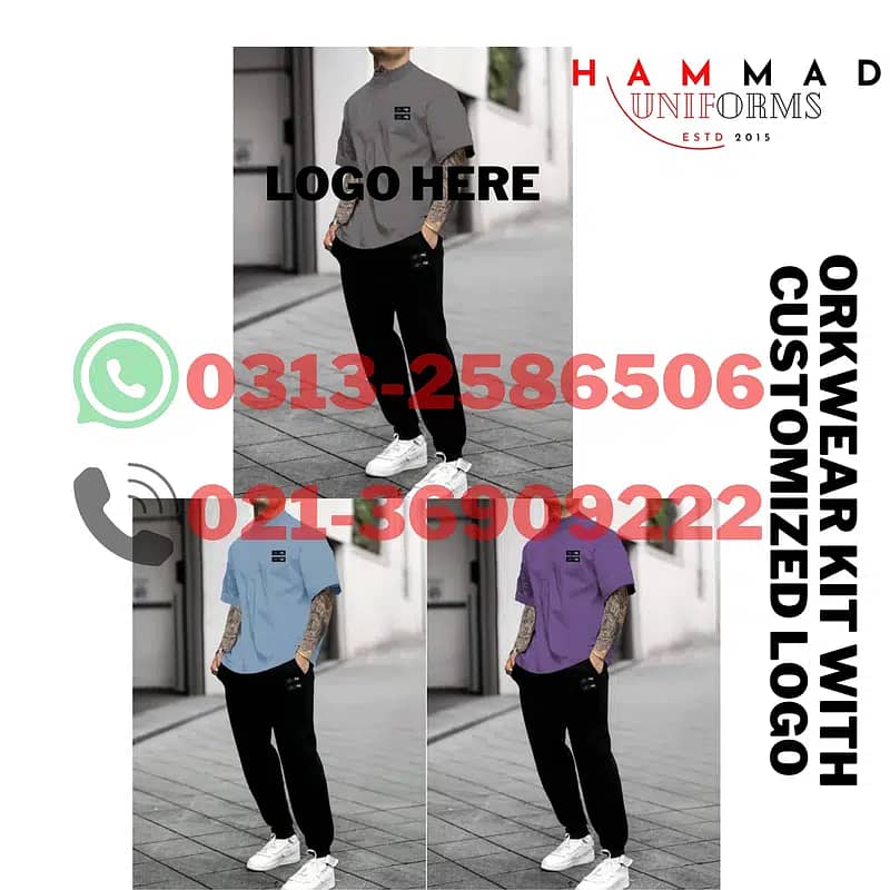 Uniform, Workwear, Polo tshirt, T-shir, Trouser, Printing 4