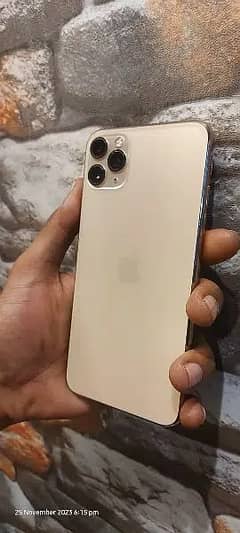 IPhone 11 ProMax 64GB official Dual Sim PTA Approved GoldColour 10by10