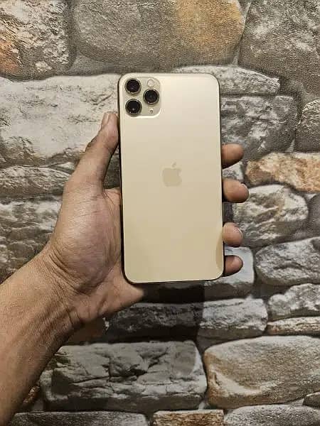 IPhone 11 ProMax 64GB official Dual Sim PTA Approved GoldColour 10by10 4