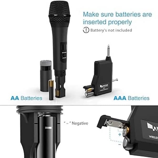 FIFINE Wireless Microphone System for Karaoke Nights and House Parties 3