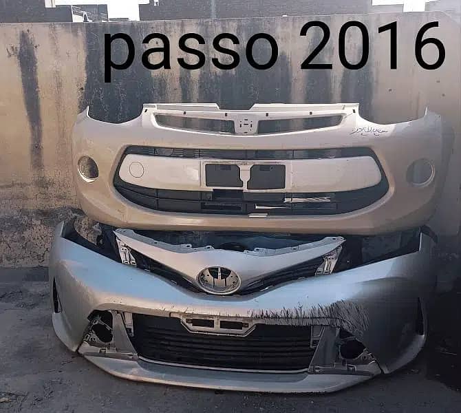 Toyota Passo car bumper Front and back available 0