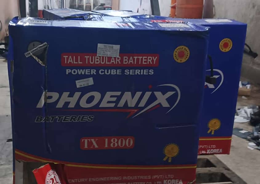 TX 1800 Phoenix Tabular Battery 0