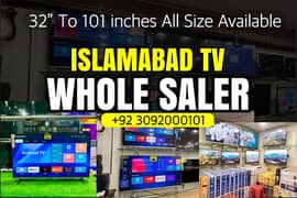 best offer smart electronic 43" inch slim LED TV barand new dabba pack