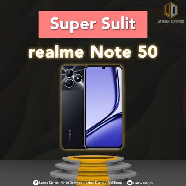 ralme note 50 brand new 3