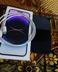 IPHONE 14 PRO MAX JV 512 JB WITH BOX  CHARGER CONTACT NO 03246600346
