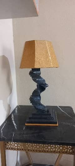 Spiral design Lamp. wood