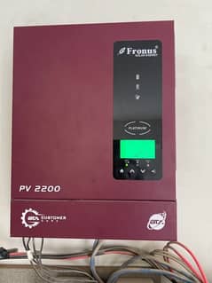fronus pv2200 slightly used as a ups