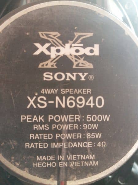 sony Xplod 6940 original 500 watts 2