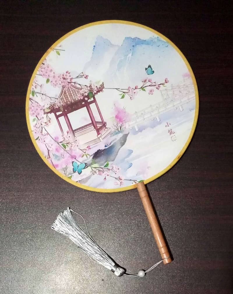 Chinese Traditional Handmade Round Fans Classical Painting 36k 0
