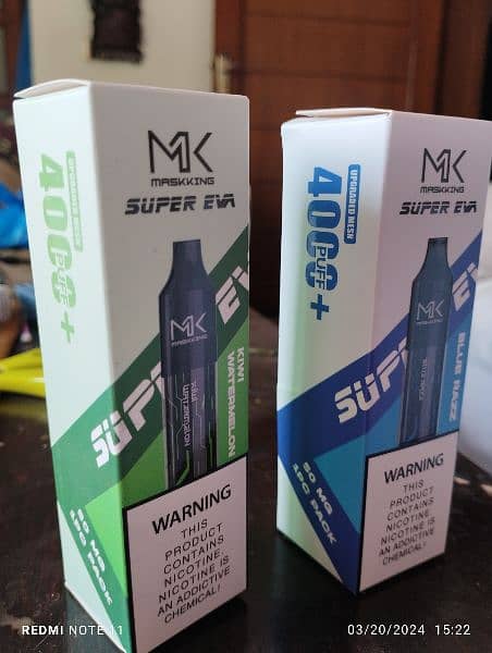 Maskking Disposable Pod Vape Rechargeable 50Mg new box pack 5