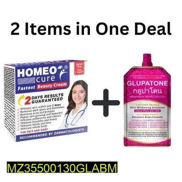 Glupatone & homeo cure Brightening Cream 2