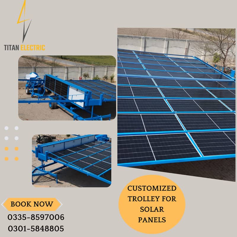 solar panels trolley | Solar panel | Solar system | solar experts 1