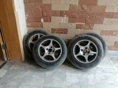 Alloy Rims 13" with tyres in very good condition