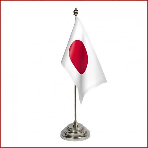 Table Flag: satin flag, Premium quality for office or business use 6