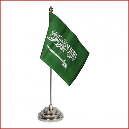 Table Flag: satin flag, Premium quality for office or business use 7