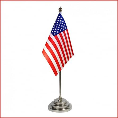 Table Flag: satin flag, Premium quality for office or business use 10