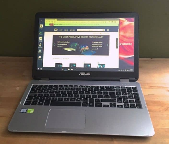 Asus Laptop Touch screen 6th Generation 8GB Ram 500GB Hard 3 hrs btry 2