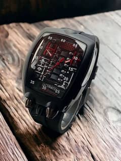 Jacob & CO 
BUGATI model
Pvc rubber strap
AA quality watch