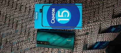 Tecno Camon 15 Pro 6/128 with box charger
