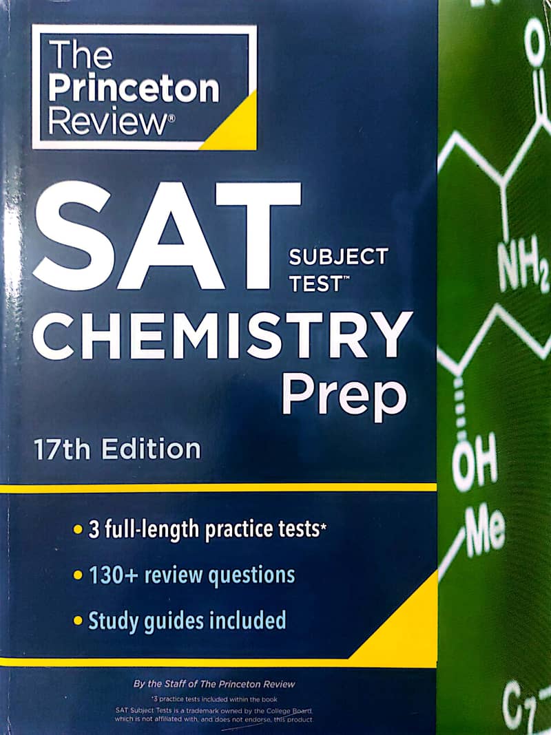 SAT SUBJECT TEST THE PRINCETON REVIEW SERIES 17TH EDITION 3