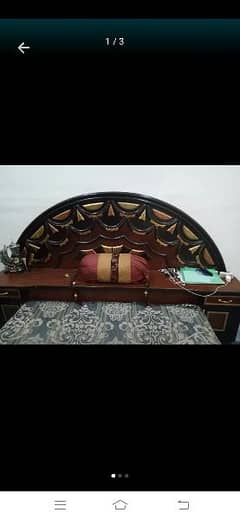 Double Bed With Matress and Singar Maiz 03035783963