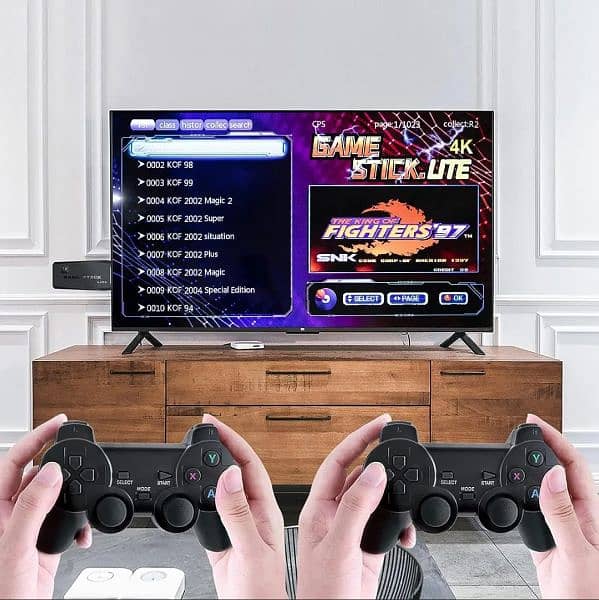 M8 Wireless Retro Game Console, Plug and Play Built in 10000+ Games 1