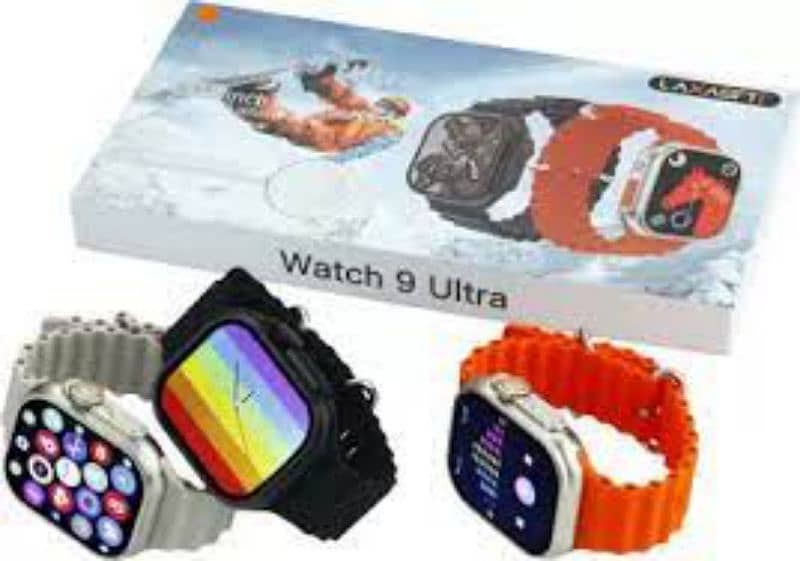 ULTRA 4 in 1 Smartwatch Series 8 With 4 straps FULL HD Display 10