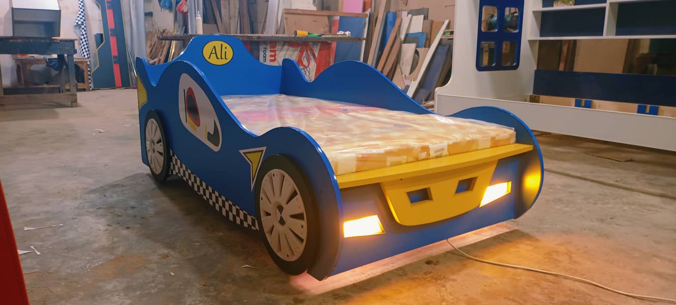 Car Bed  with light for Bedroom Sale , Factory Outlet 0
