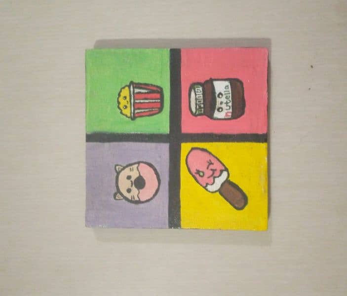 CUTE Canvas Drawing **Only 1 piece** 1