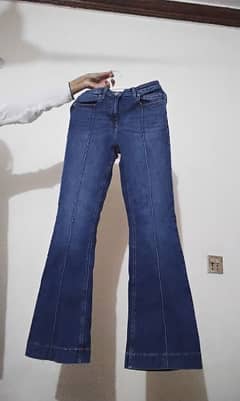 Denim Bell bottom pant for girls|pants|bell bottom|trendy|new arrival 0