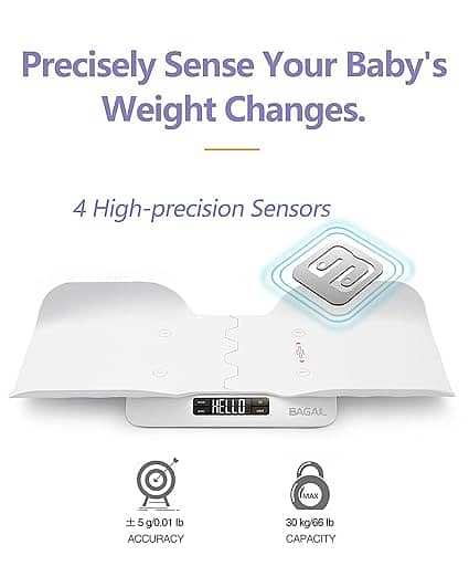 BAGAIL Baby Scale with Safe and Comfortable 1